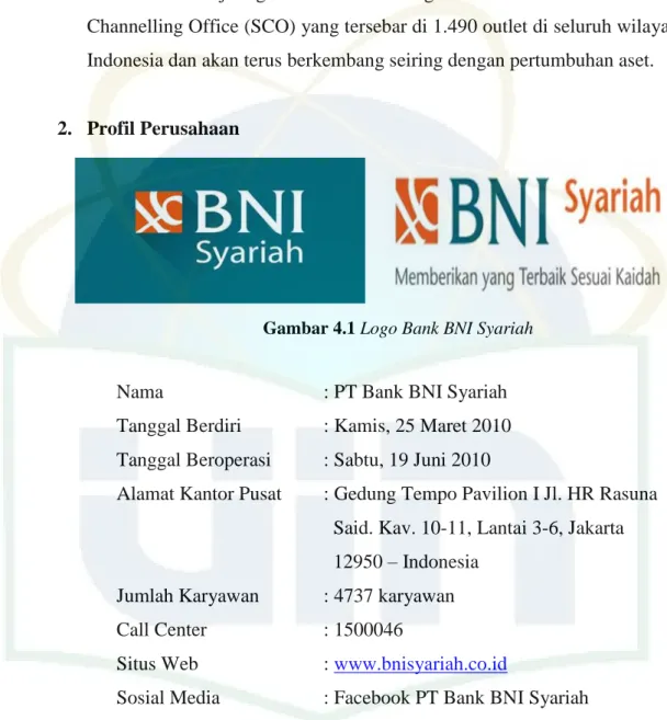Gambar 4.1 Logo Bank BNI Syariah 