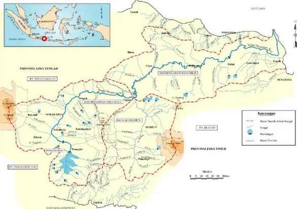 Gambar 1. Daerah Aliran Sungai Bengawan 