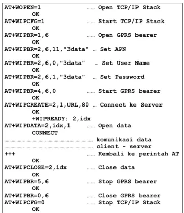 Gambar 4. Program server OTA menggunakan script  PHP 