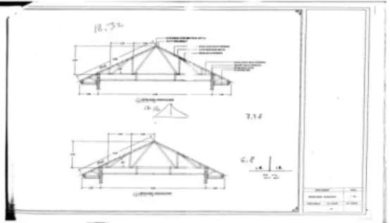 Gambar 4. Konstruksi Rangka Atap Baja 