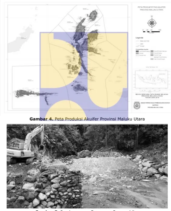 Gambar 4. Peta Produksi Akuifer Provinsi Maluku Utara