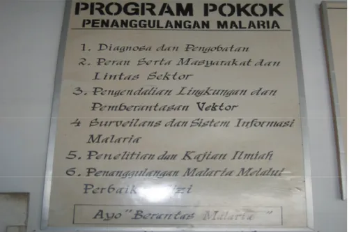 Gambar 7 : Kantor Pusat Penanggulangan Malaria di Kabupaten Mandailing  Natal, Sumatera Utara 