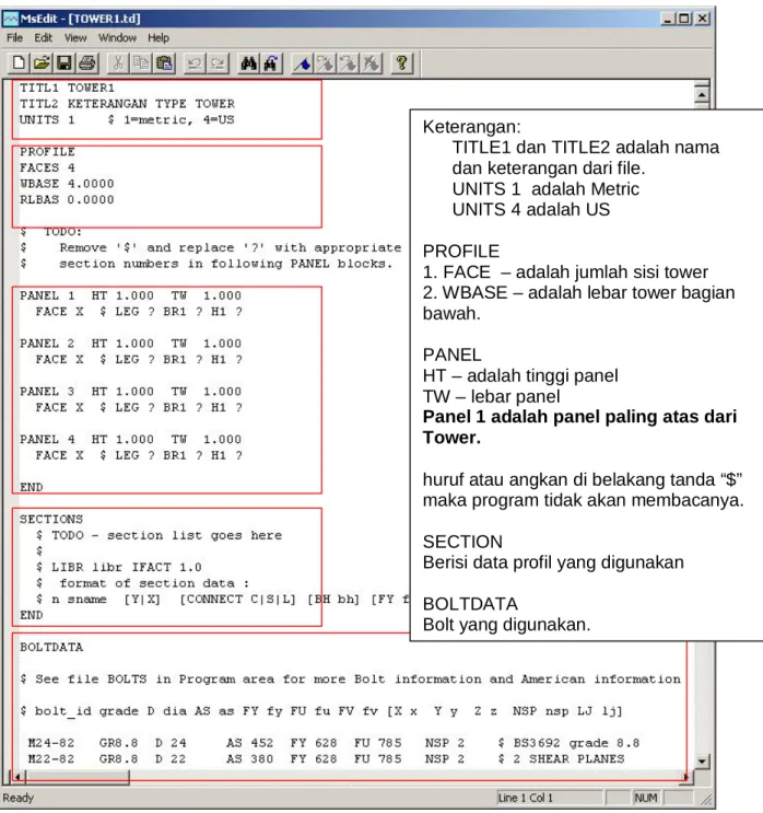Gambar 3.7. TD file 