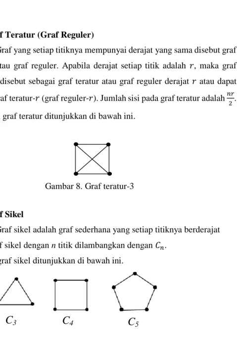 Gambar 8. Graf teratur-3  