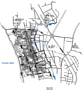 Gambar 1. Peta Desa Adat Legian 