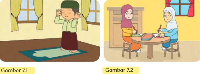 Gambar berikut ini berurutan, berisi tentang pesan ikhlas  dalam segala hal.