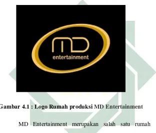 Gambar 4.1 : Logo Rumah produksi MD Entertainment 