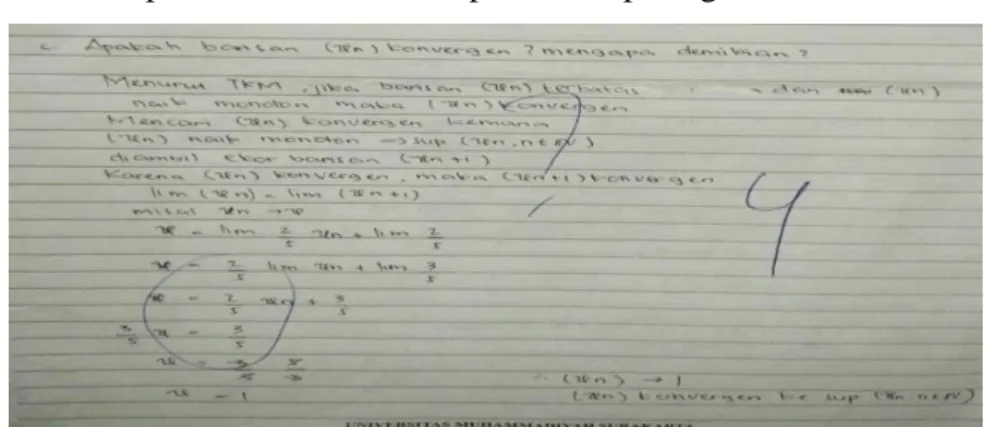 Gambar 3.1.2 Hasil Pekerjaan Subjek 1  