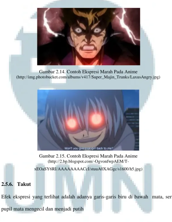 Gambar 2.14. Contoh Ekspresi Marah Pada Anime 