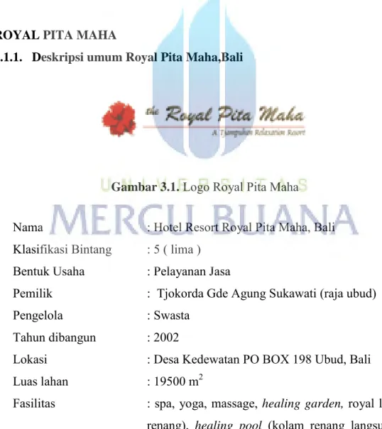 Gambar 3.1.  Logo Royal Pita Maha 