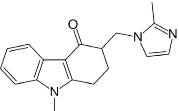 Gambar 3. Struktur  Kimia Ondansetron 