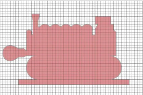 Gambar 2.1. Luasan Bidang acuan yang dihitung dalam grid 