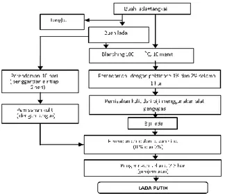 Gambar  1.  Tahapan  proses  pengolahan  lada  putih