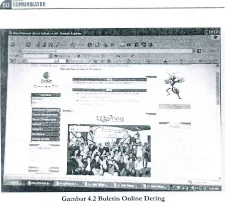 Gambar 4.2 Buletin Online Dering