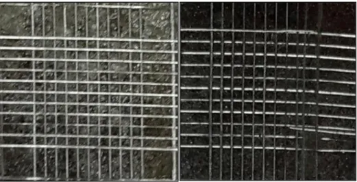 Gambar 5.8. Sampel Coating Setelah di Uji dengan ASTM D-3359 