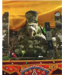 Gambar 3. Arca Ganesha di Pura Puseh Bale Agung  Yeh Panes. (Sumber: Dokumen Balai Arkeologi Denpasar)