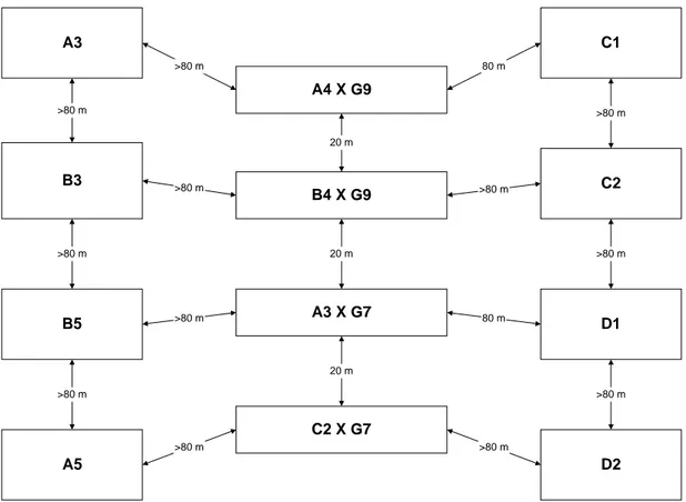 Gambar   :  Layout penelitian tahap 2