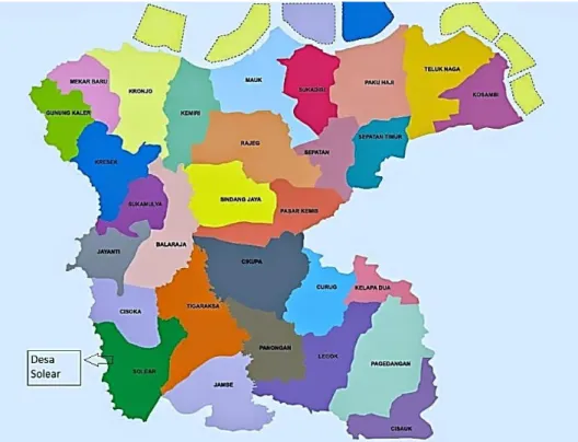 Gambar 3.1: Peta Kabupaten Tangerang 5
