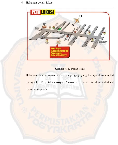 Gambar 4. 12 Denah lokasi