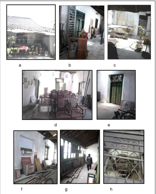 Gambar 6. Foto-foto Jenis Ruang Lantai Dua Rumah Toko  (Sumber : Dokumentasi Pribadi, 2013) 