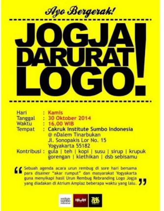 Gambar 3. Poster Jogja Darurat Logo 