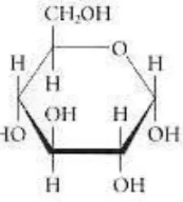 Gambar 3. Struktur Glukosa 