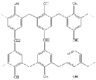 Gambar 1. Struktur bakelit  2. Perkembangan Polimer Sintetik  