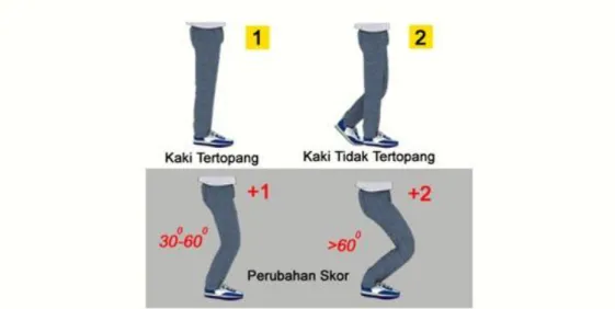 Gambar 8. Skoring pada Kaki 
