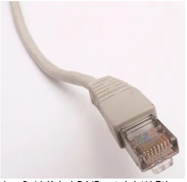 Gambar 2.16 Kabel RJ45 untuk LAN Ethernet  (Sumber: http://en.wikipedia.org)