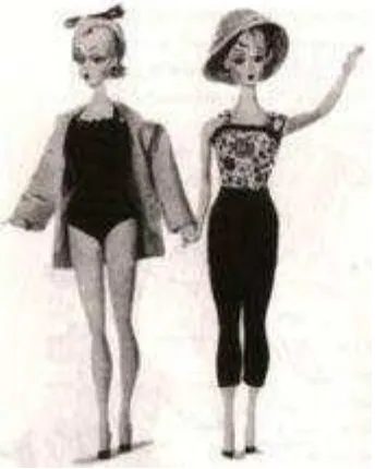 Gambar 2.2 Boneka Lilli tahun 1950-1960 2 