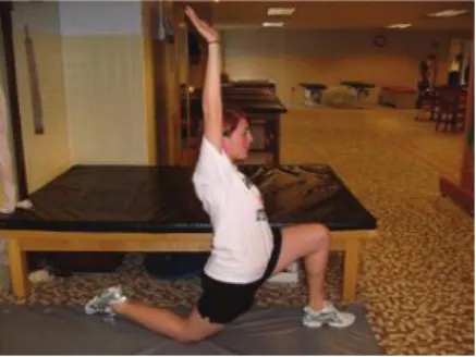 Gambar 2.7 : Hip Flexor Stretch  (Princeton, 2014) 
