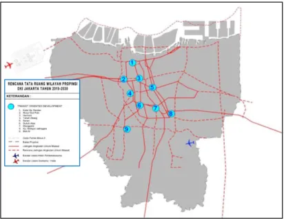 Gambar 2.5. Peta Rencana Prioritas Transit Oriented Development 