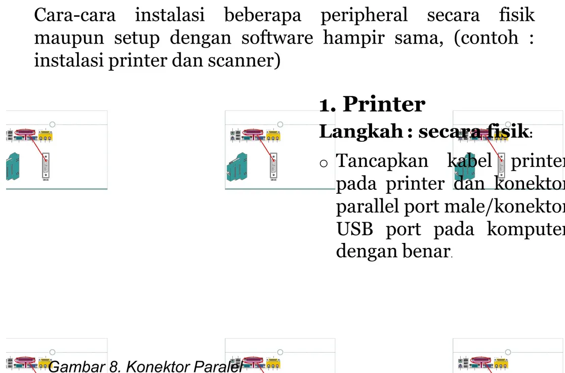 Gambar 8. Konektor Paralel untuk Printer