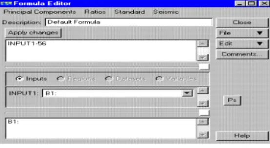 Gambar . Kotak Dialog Formula Editor