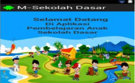 Gambar 2. Tampilan splash screen aplikasi 