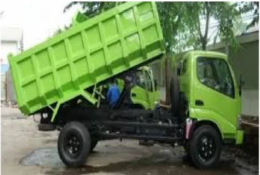 Gambar 4.3 Dump Truck Hino Dutro 130 HD Merk dan model alat :  Hino Dutro 130 HD