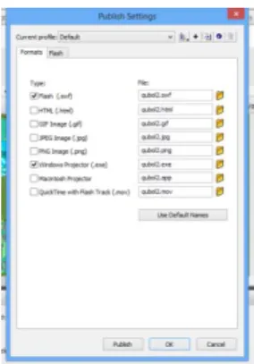 Gambar 4.10: Tampilan Publish Setting 