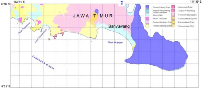 Gambar 4. Peta Geologi (Achdan dan Bachri. 1993).