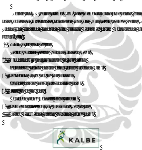 Gambar 3.1 Logo PT. Kalbe Farma, Tbk. 