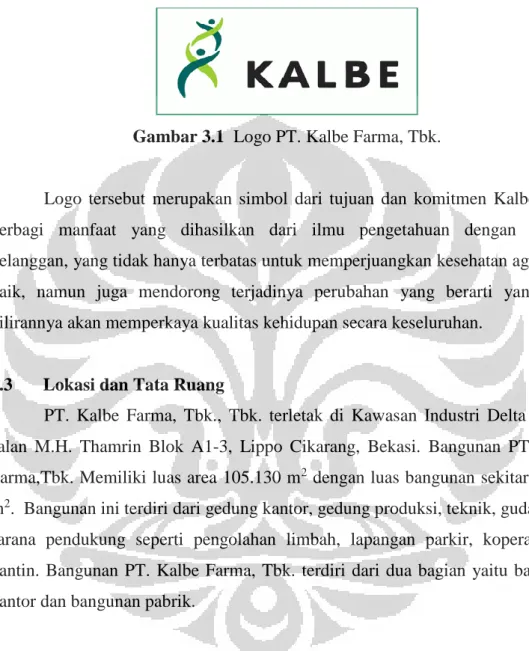 Gambar 3.1  Logo PT. Kalbe Farma, Tbk. 