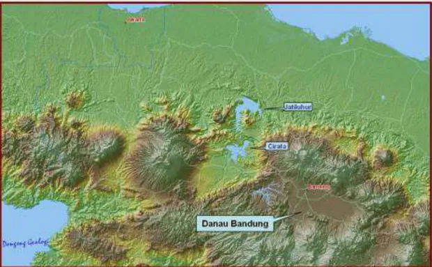 Gambar 1. Peta Topografi Jawa Barat 