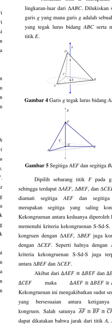 Gambar 3. Bidang-empat A.BCD. 