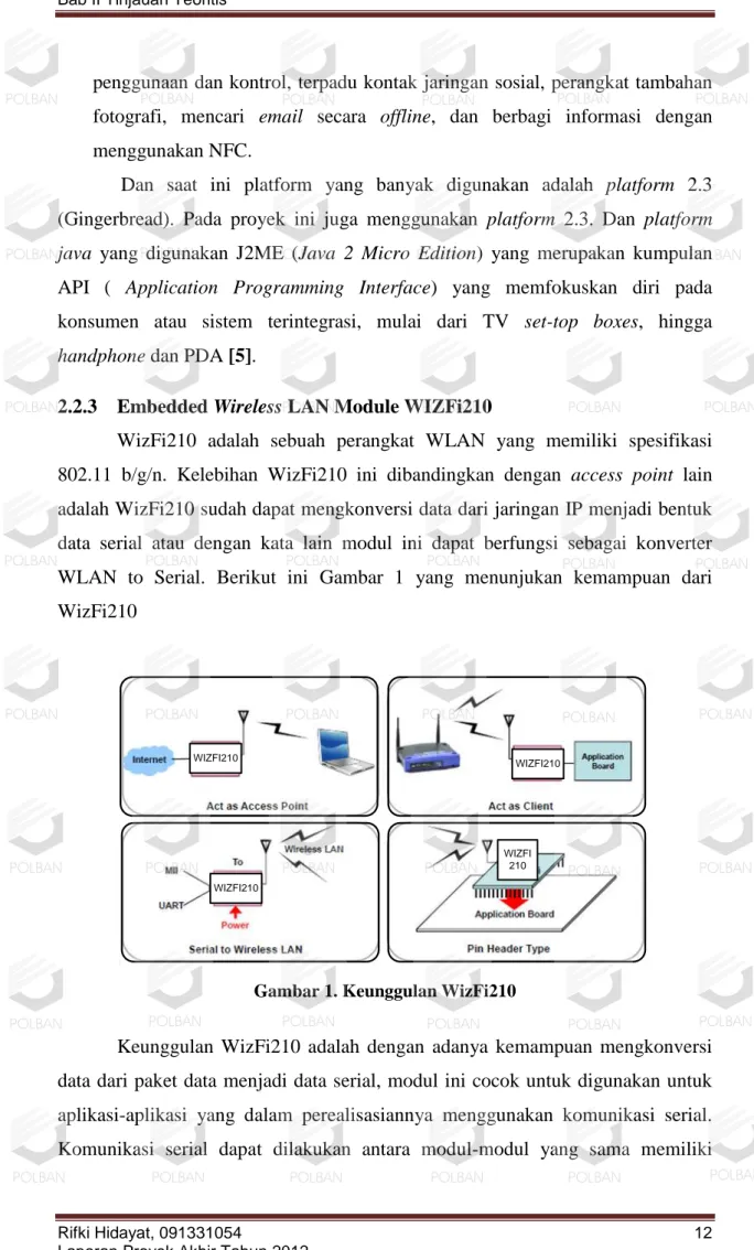 Gambar 1. Keunggulan WizFi210 