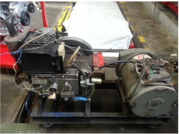Gambar 3.1. Satu set engine diesel (Yanmar) –  Generator (Noqiwa) 