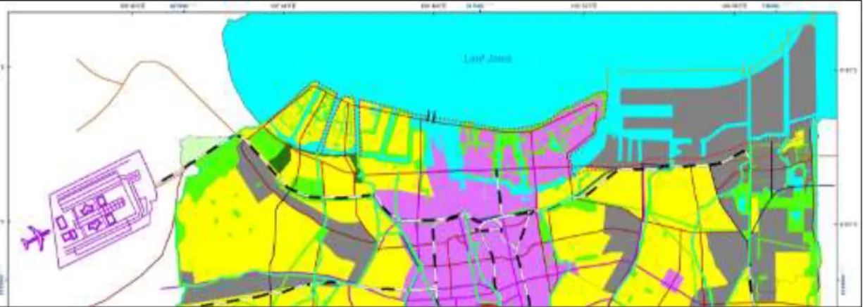 Gambar 4- 2 Rencana Struktur dan Pola Ruang Wilayah DKI Jakarta Bagian Utara 