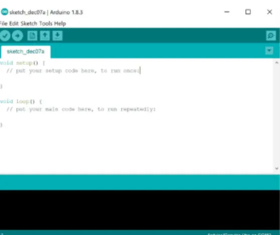 Gambar 2.10 Tampilan Arduino IDE 