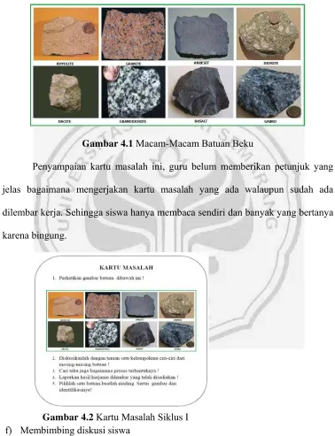 Gambar 4.1 Macam-Macam Batuan Beku 