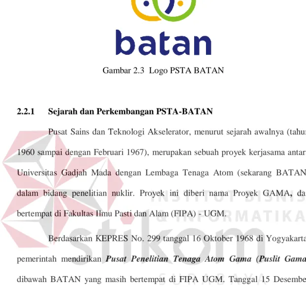 Gambar 2.3  Logo PSTA BATAN 