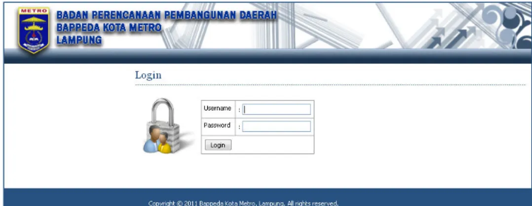 Gambar 4.1 Halaman Login Administrator 
