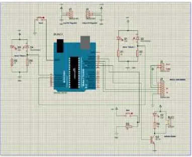 Gambar 5. Rangkaian Elektronik keseluruhan sistem  B. Hasil Percobaan 